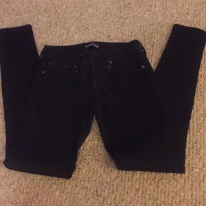 Express black stretch jeans